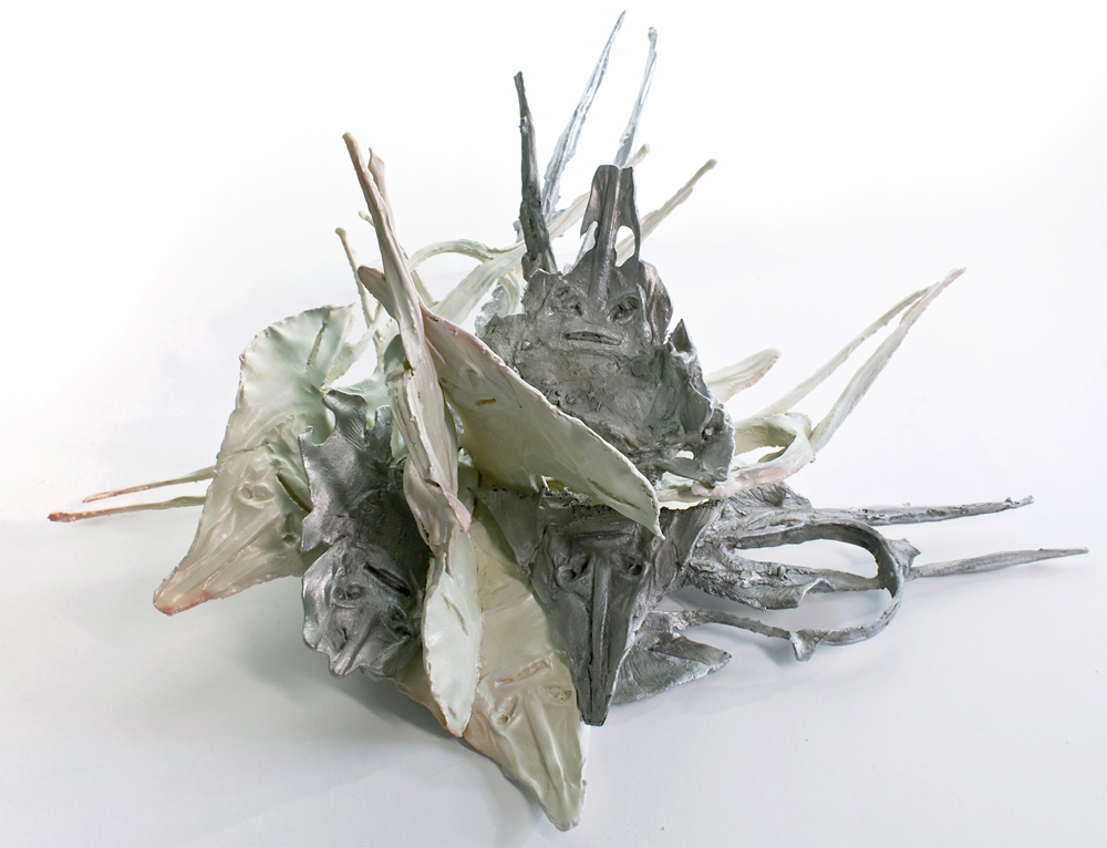 Nurielle Stern and Nicholas Crombach, Jenny Haniver, porcelain and cast aluminum